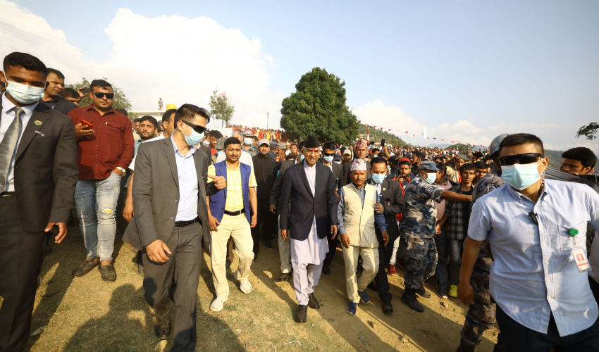 PM Deuba to cast his vote from Ruwakhola polling station