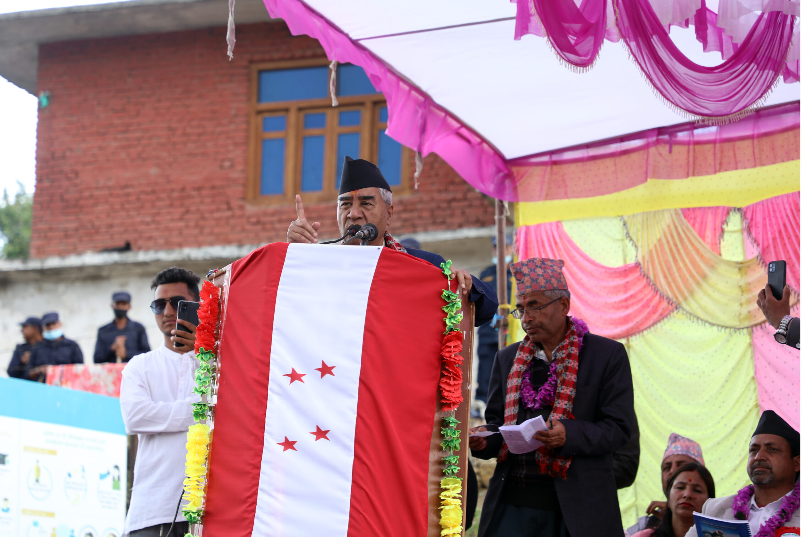 NC President Deuba urges voters to vote for democratic candidates