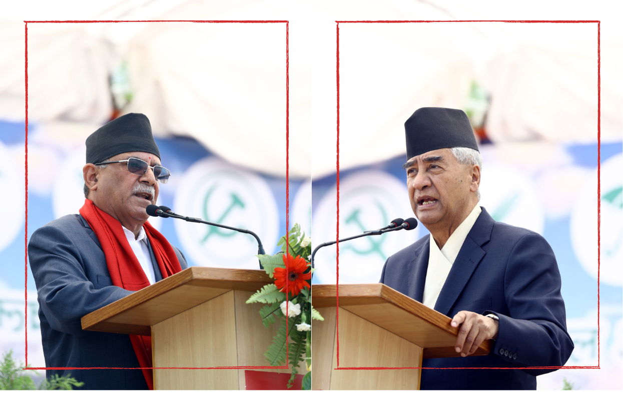 Deuba & Prachanda reached Dhangadhi to seek votes