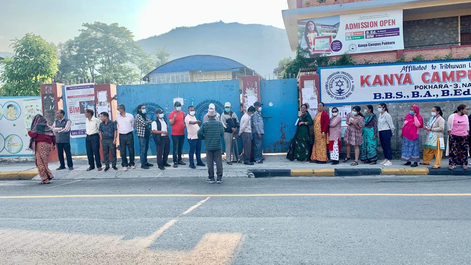 Voting started in Pokhara