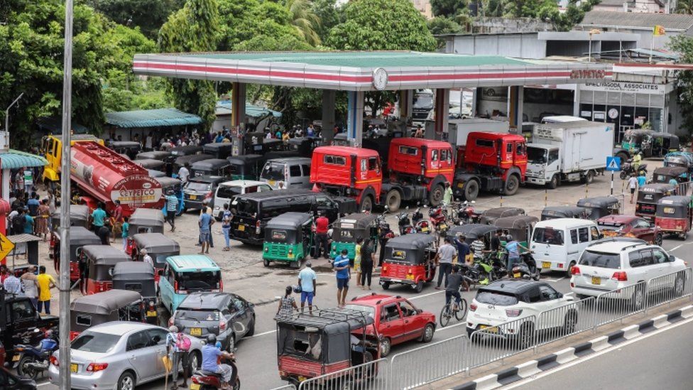 Sri Lanka down to last day of petrol, new prime minister says