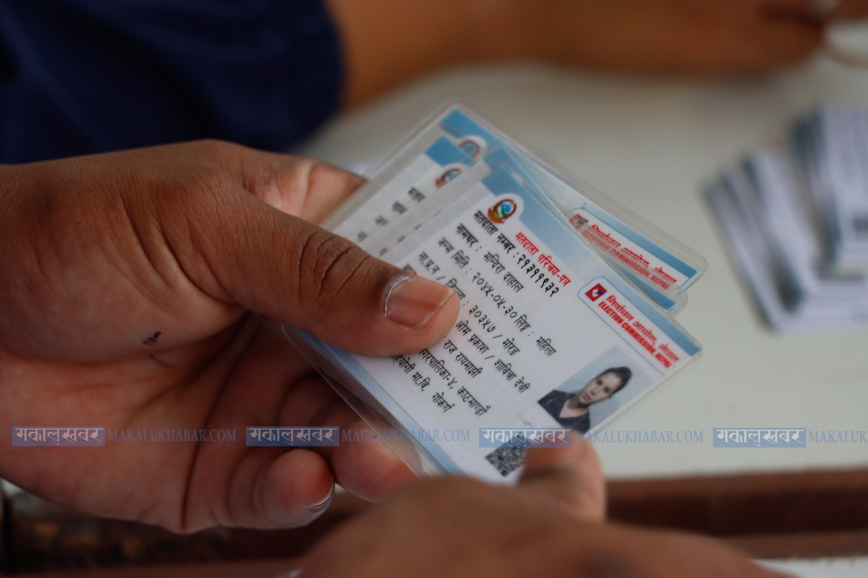 Voter ID Cards distributed from polling stations [Photos]