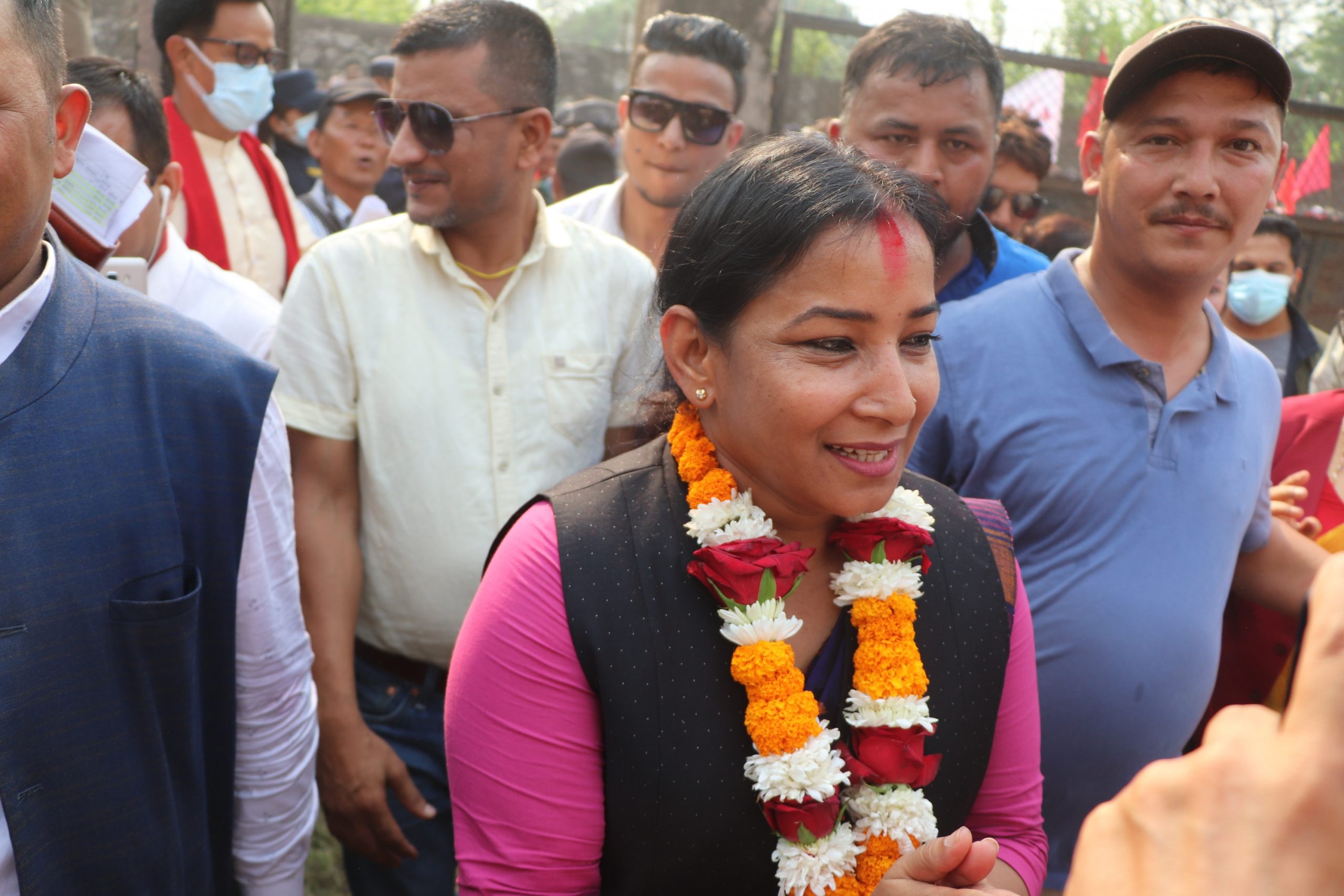 With 2968 votes in Bharatpur, Renu still maintains the lead