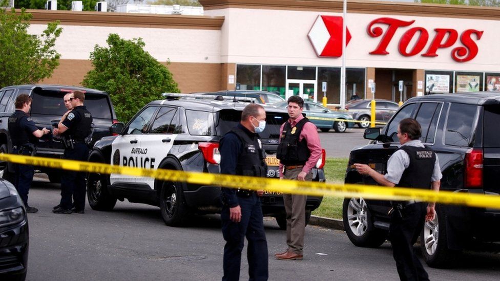 Buffalo shooting: Ten dead in attack at supermarket in New York state