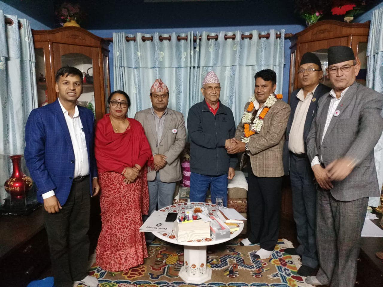 Former member of National Sports Council joins UML, welcomed by Oli