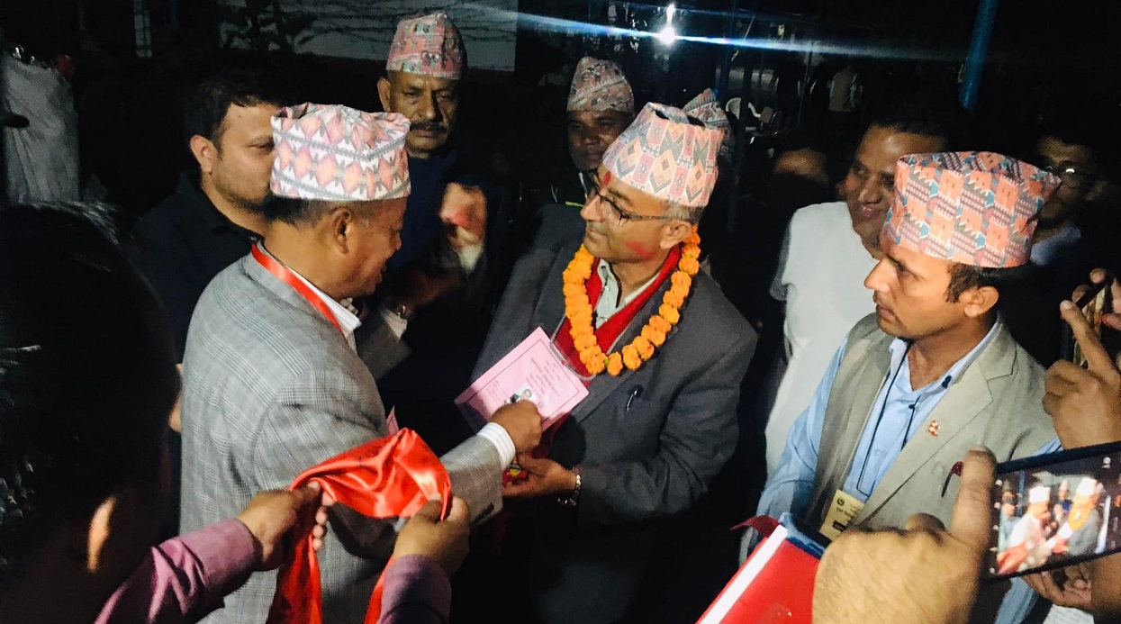 Acharya elected as Pokhara Metropolitian’s 15th mayor