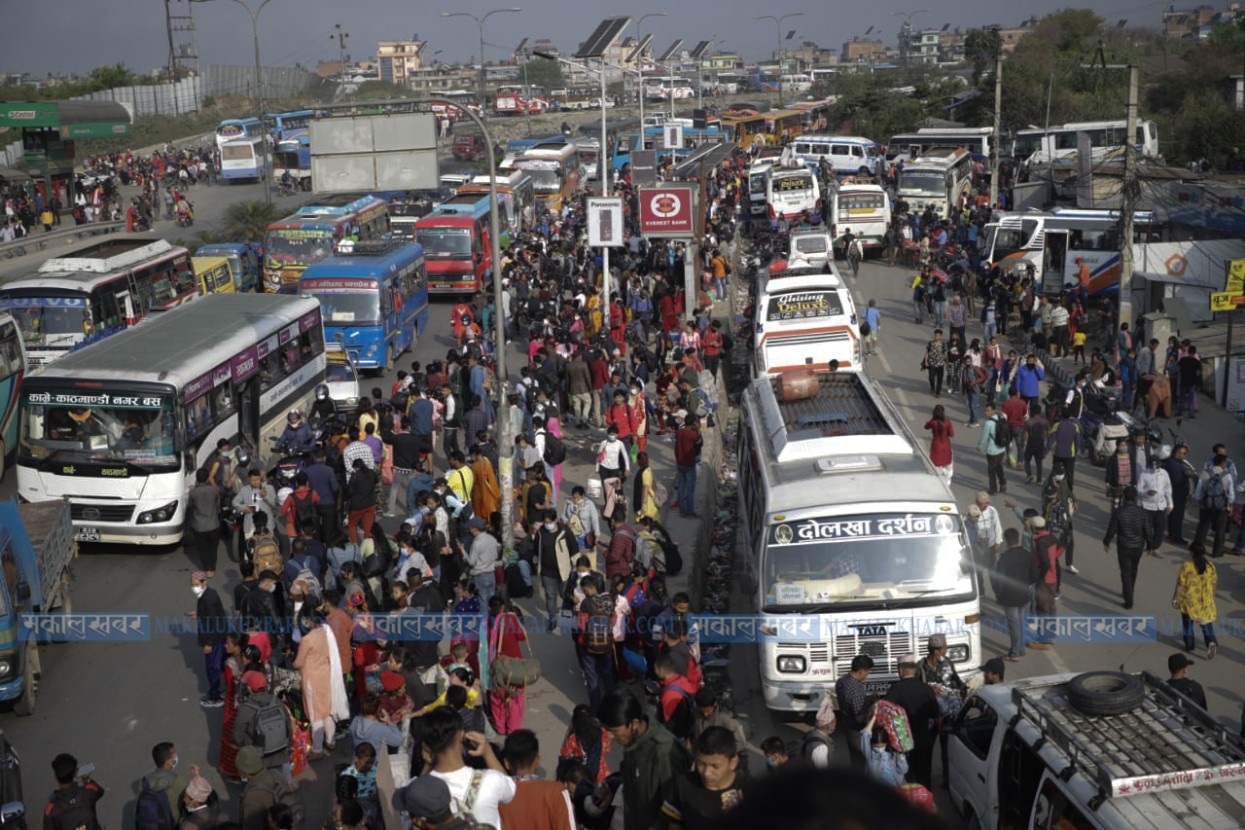 In Pictures: Citizens leaving valley to cast their votes