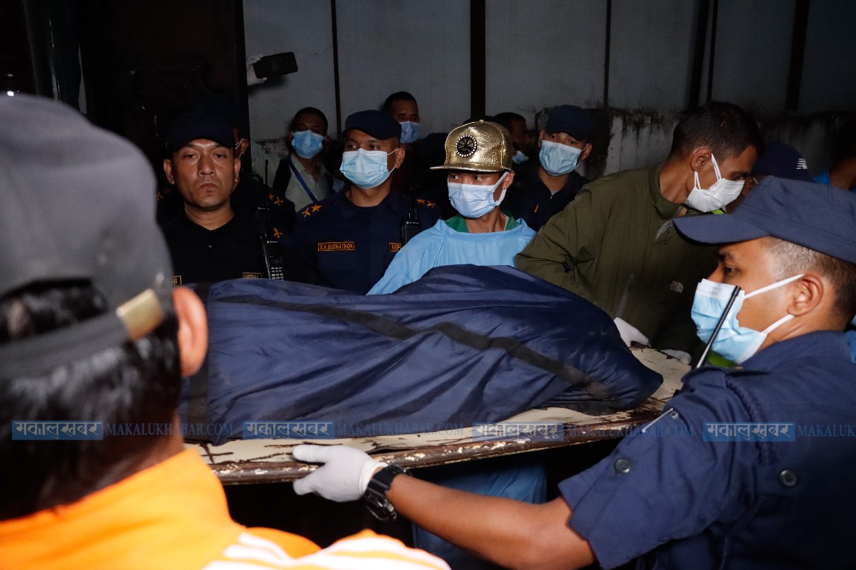 Ten bodies from Tara Air crash brought to Teaching Hospital (with photos & video)