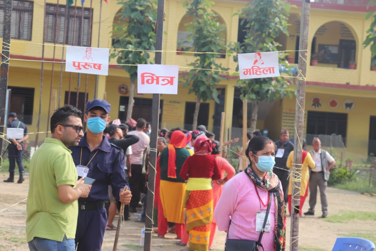 Reelection held at six polling centre of four local levels today