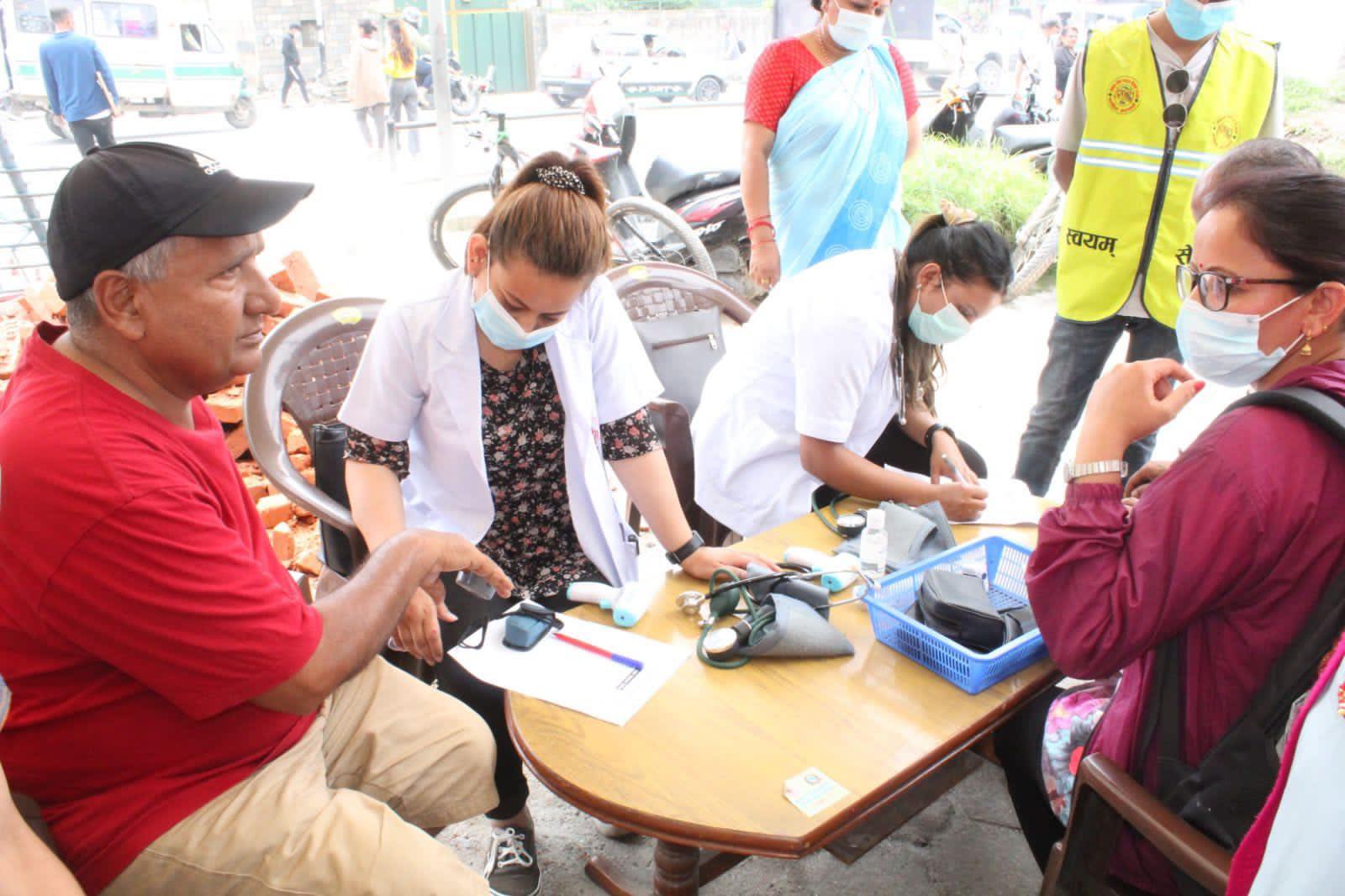 In Pics: Free KMC Health Camp at Mitra Park, Kathmandu