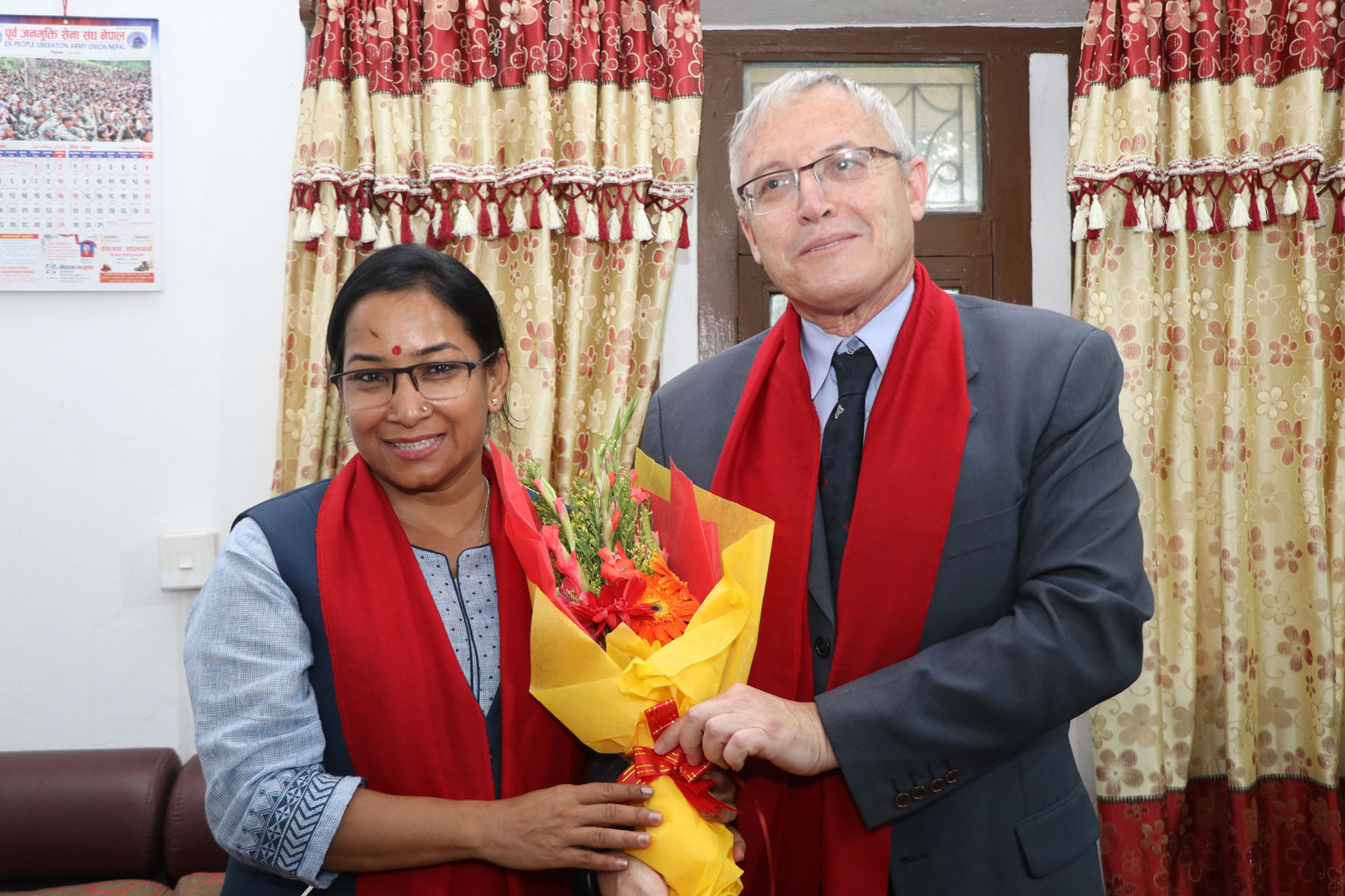 Bhatarapur Metropolitans Mayor Dahal & Israeli Ambassador Goder meet