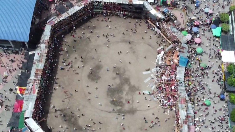 Colombia: Scores injured in deadly bullfight stand collapse