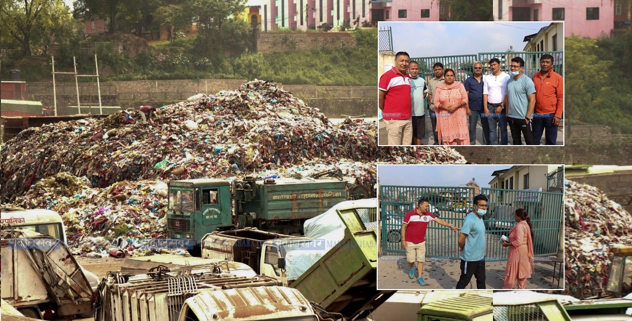 In Pics: Local obstruction at Teku Garbage Collection Center