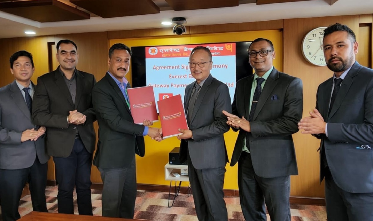 Agreement between Everest Bank and Gateway Payment Nepal