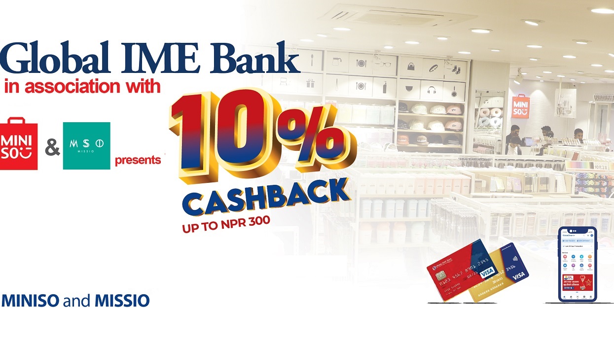 Global IME Bank customers to get discount at Miniso & Missio stores