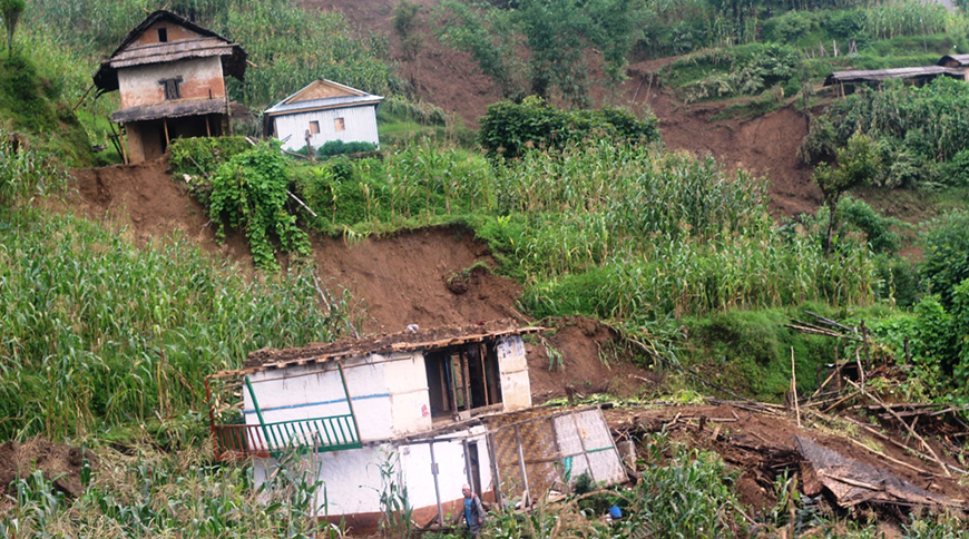 Rahuganga Rural Municipality highly vulnerable to landslides
