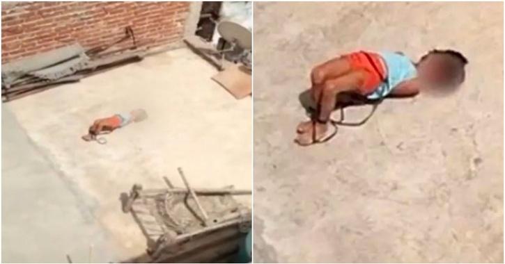 Delhi Class 1 student tied by mother, left on terrace for not doing homework