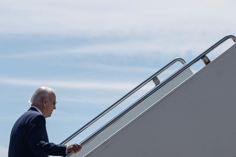 Joe Biden on way to Middle East on first trip as US president