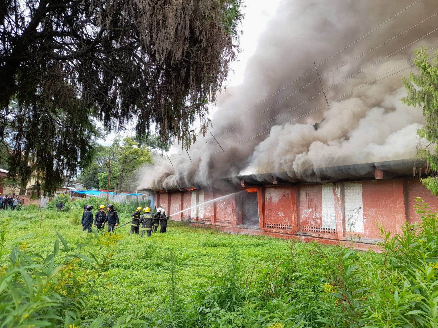 Fire in Bhrikuti Mandap