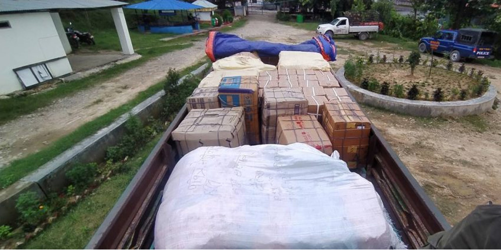 Police seize illegally imported goods worth Rs 10 million