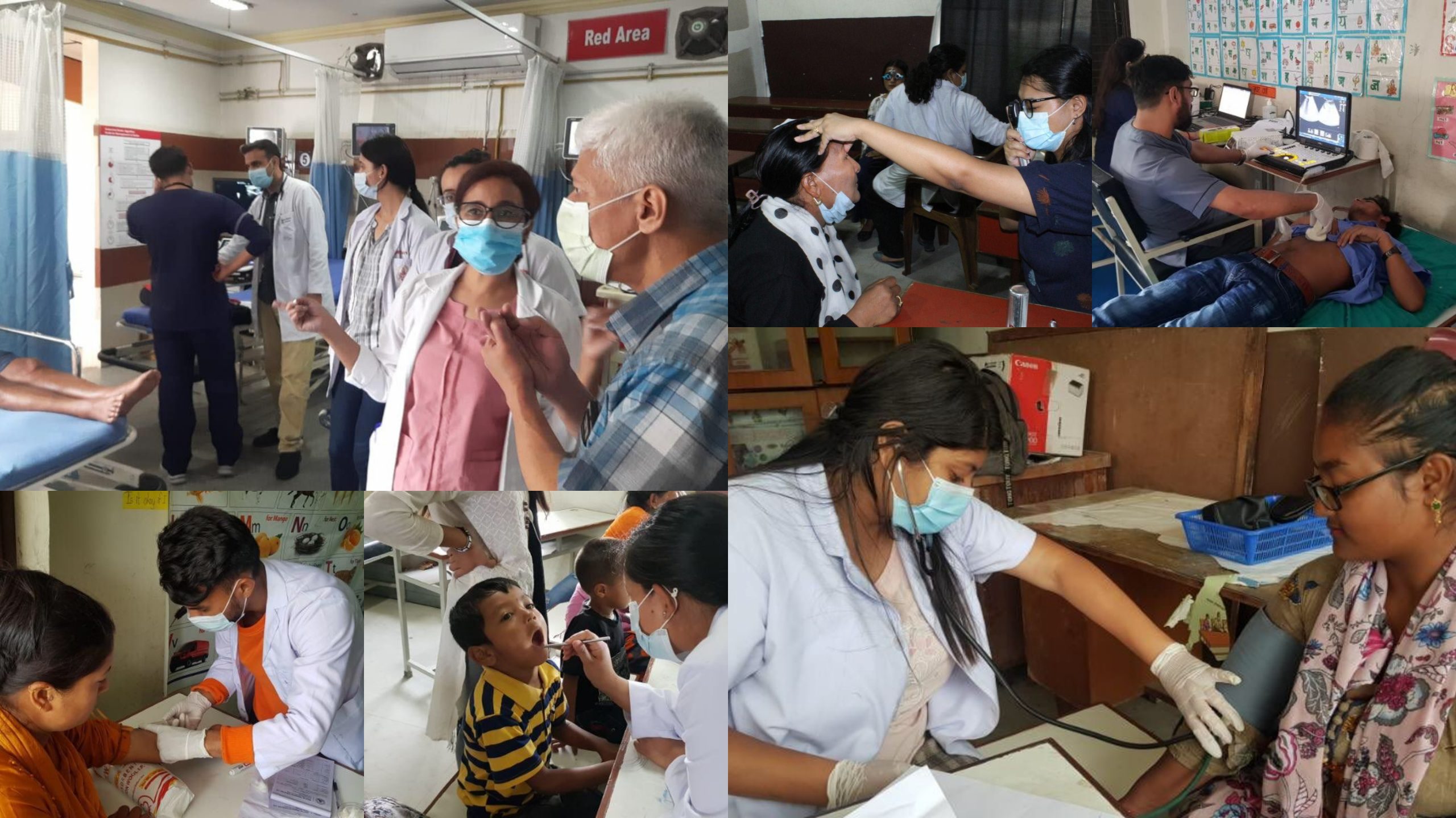 Free health camp of KMC at Changunarayan, Bhaktapur