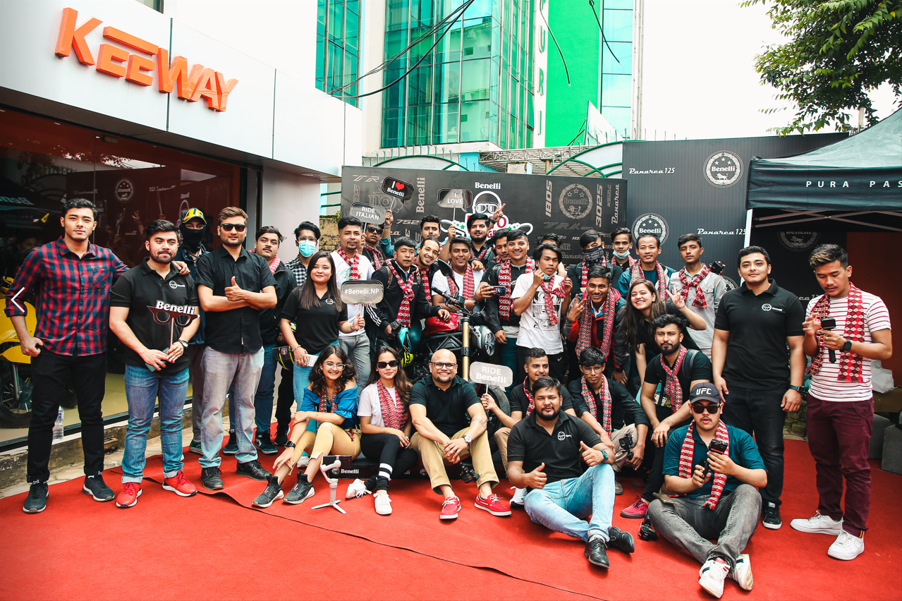 Benelli Nepal hosted a motorcycle vloggers meet