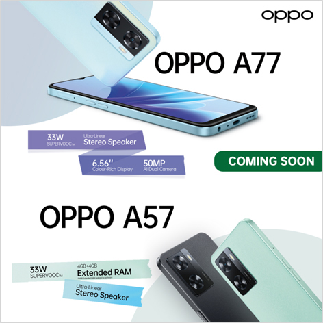 OPPO A57 & OPPO A77 to be available in Nepal very soon