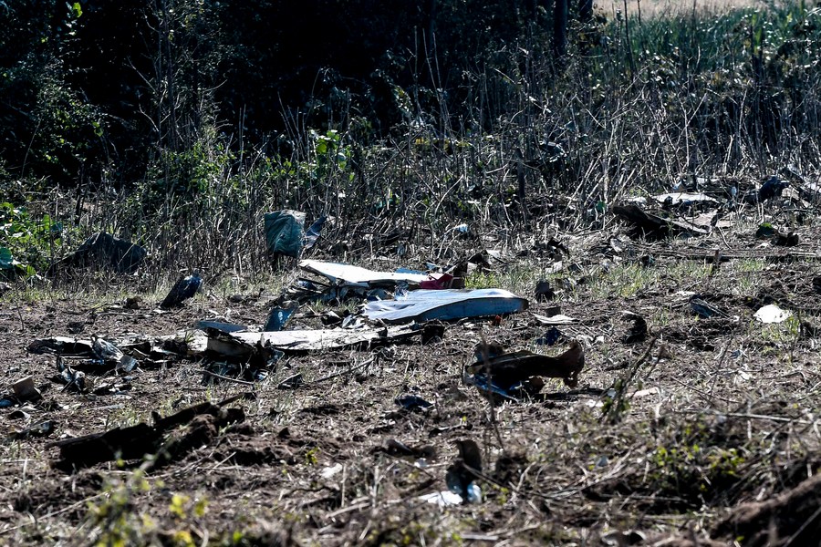 No dangerous substances for public health found at plane crash site: Greek authorities