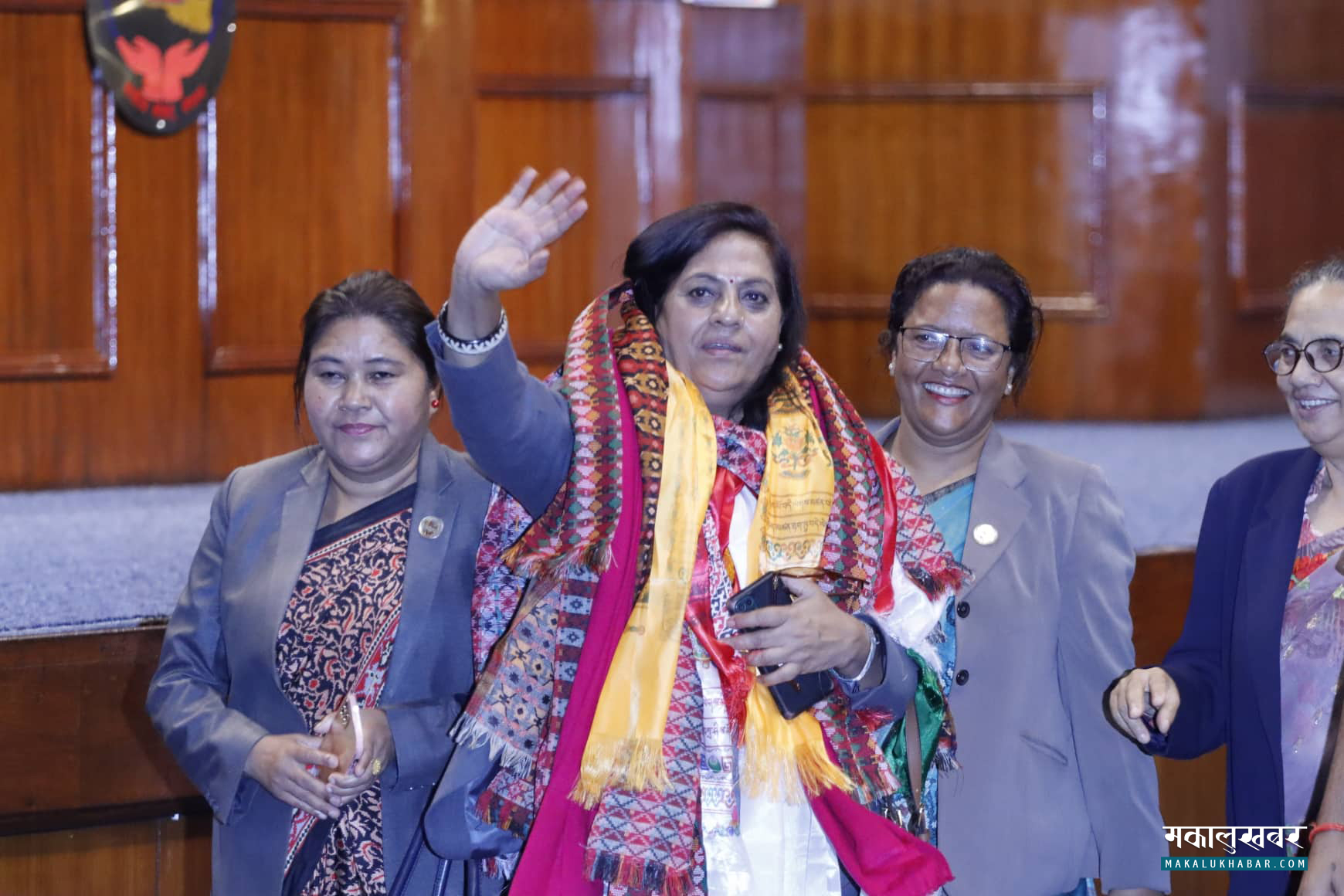 Newly elected Deputy Speaker Bhusal assumes office