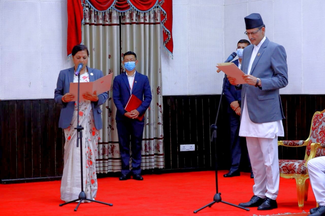 Bhusal takes oath as Deputy Speaker