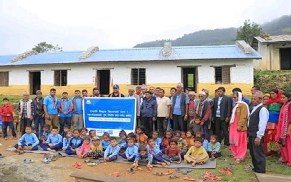 NMB Bank provides assistance in the reconstruction of a school building