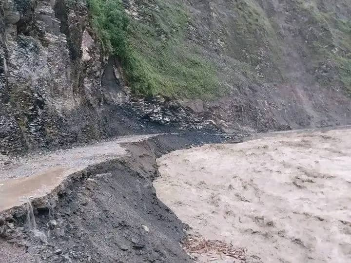 Seti river-triggered erosion halts transport service