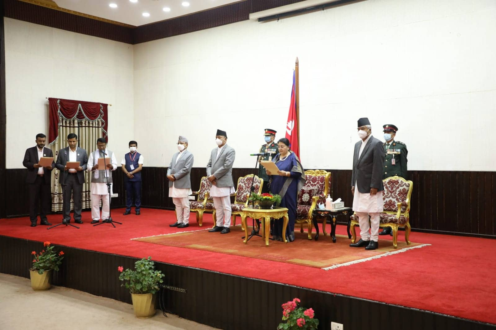 Newly appointed ministers took oath