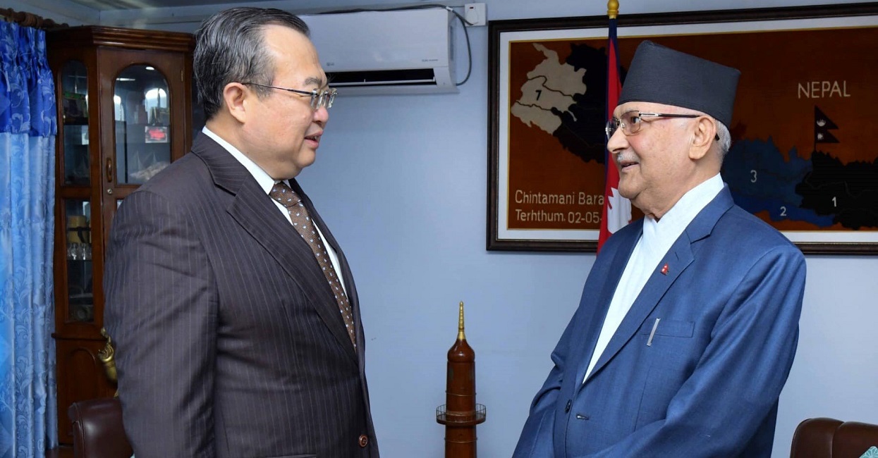 CPC Foreign Office Chief Jianchao & Oli meets