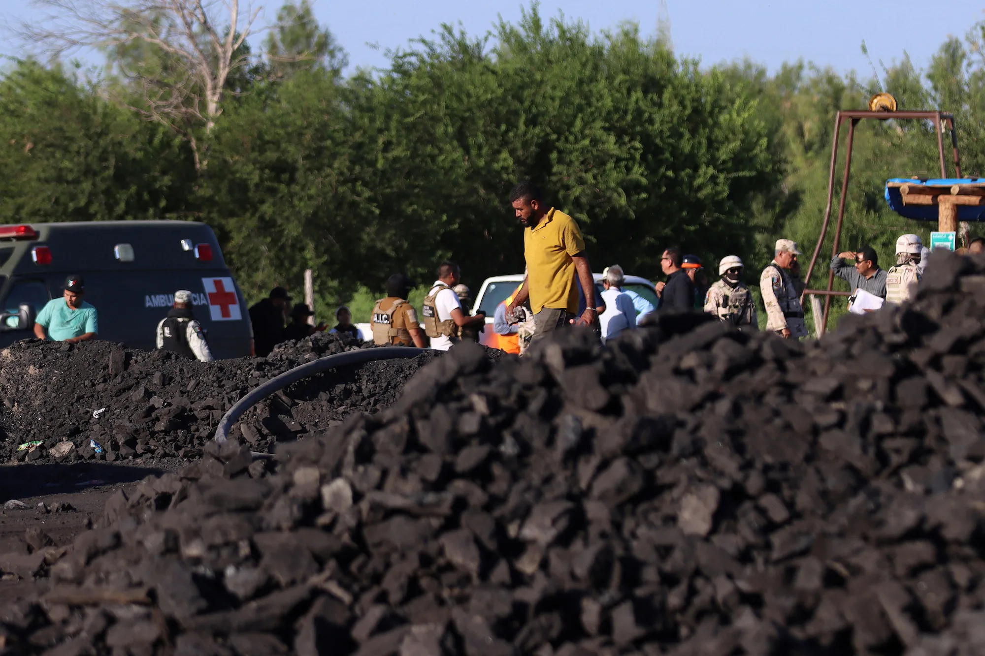 9 trapped in Mexico coal mine collapse