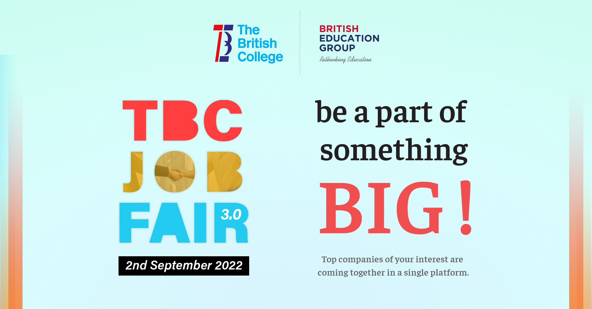 British College holding its Annual Job Fair 3.0