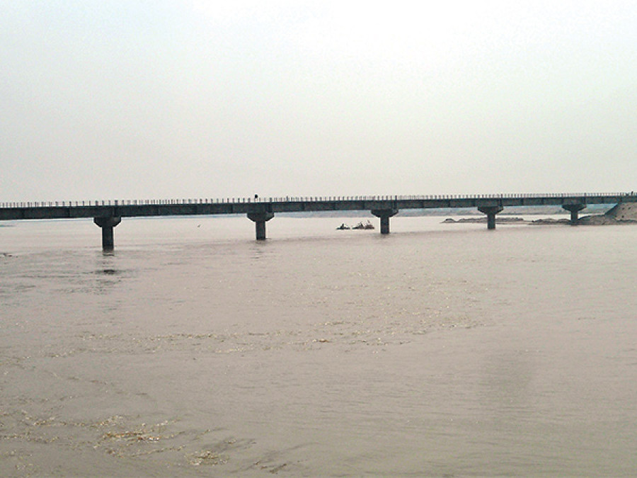 Karnali River Erosion: Satti Bridge, Rajapur in Bardiya, Tikapur-8 at risk