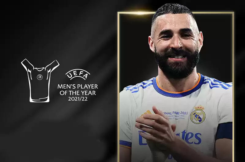 Real’s Benzema named UEFA player of year, Ancelotti wins coach’s award