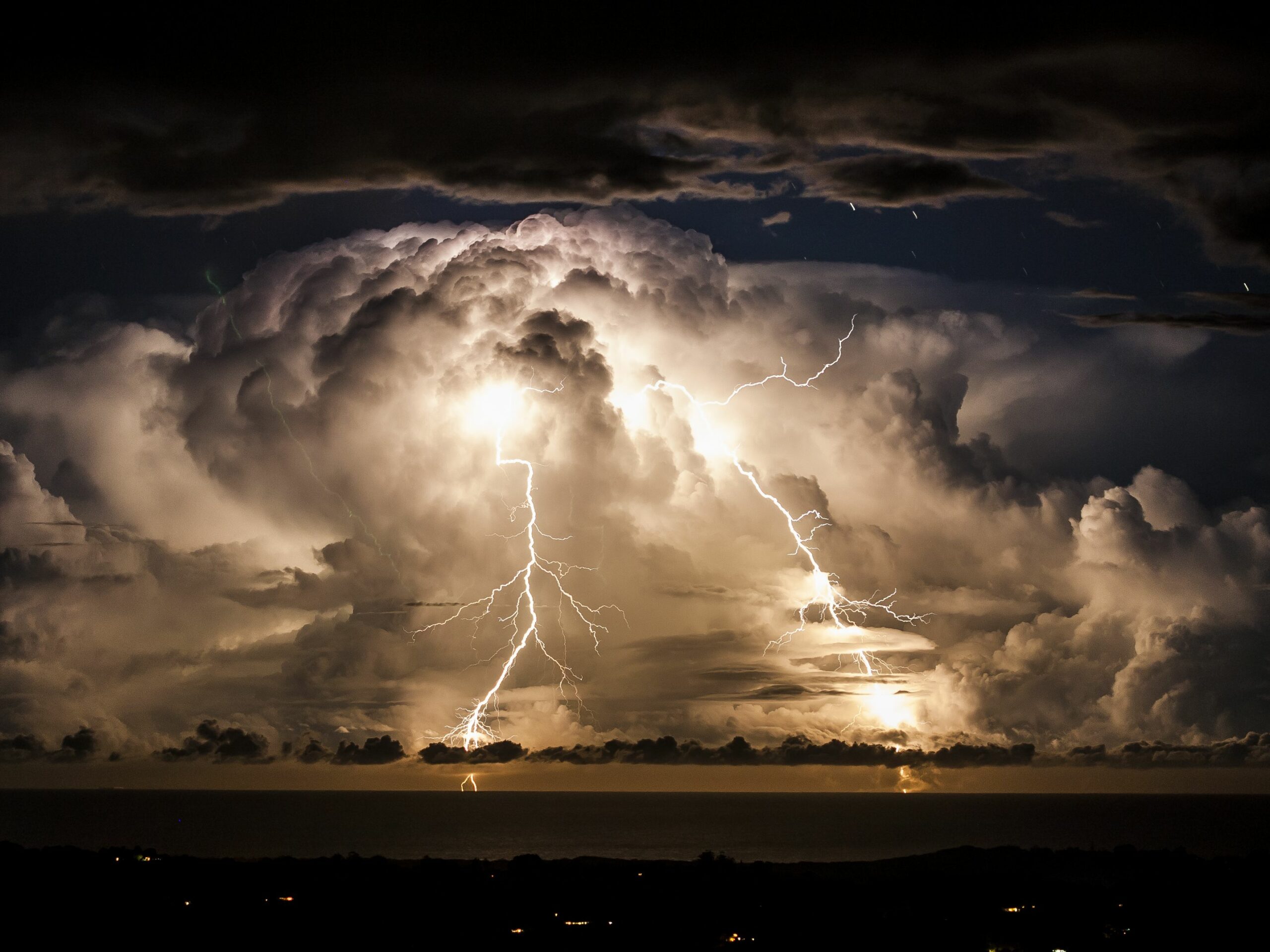 Lightning killed three people from the same village