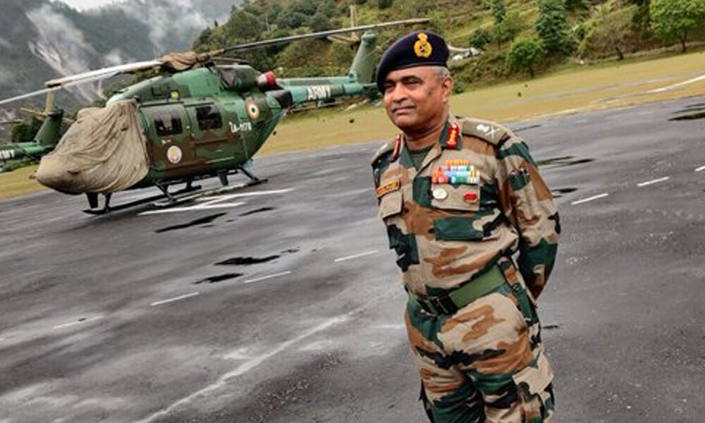 Indian Army Chief Pande arriving on Sept 4
