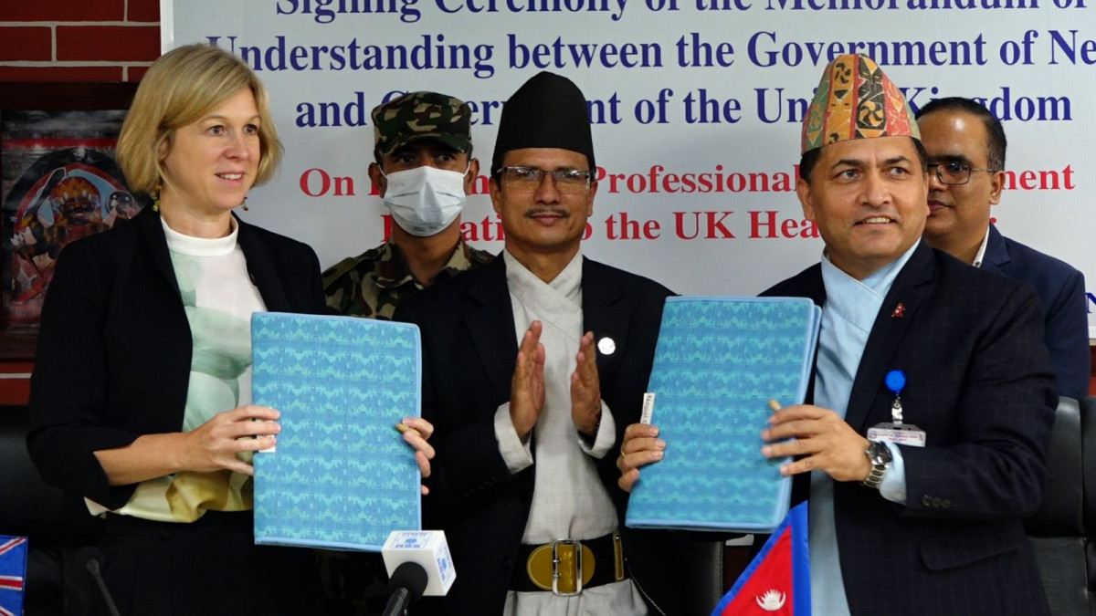 Nepal and UK sign labour MoU