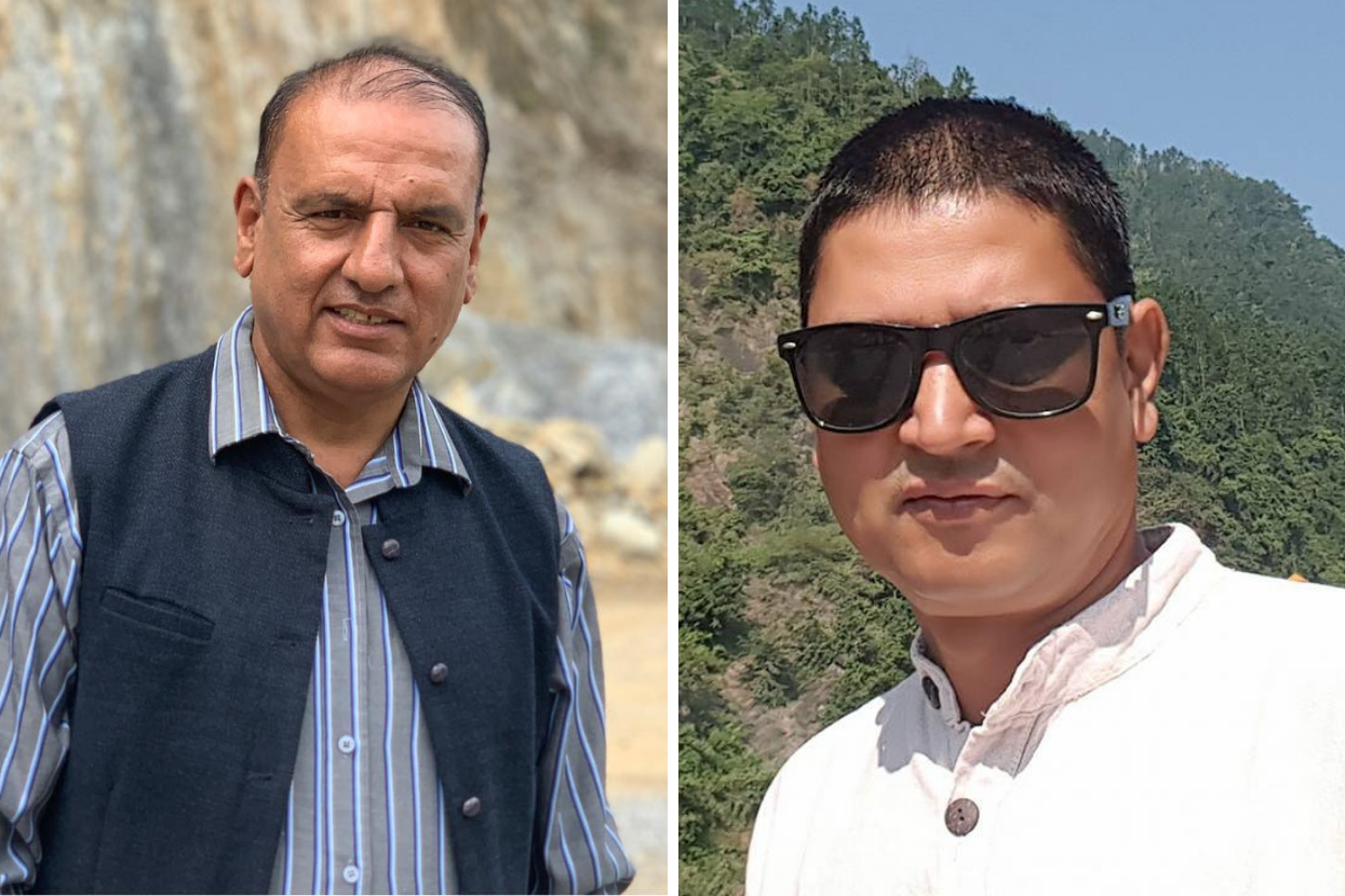 Press Union’s National Journalism award to Poudel & Bastola