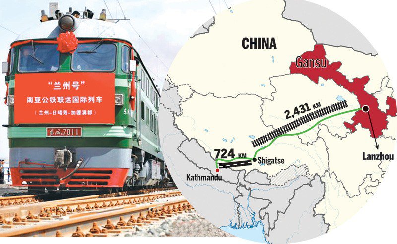 China announces to commission Kerung-Kathmandu railway feasibility study