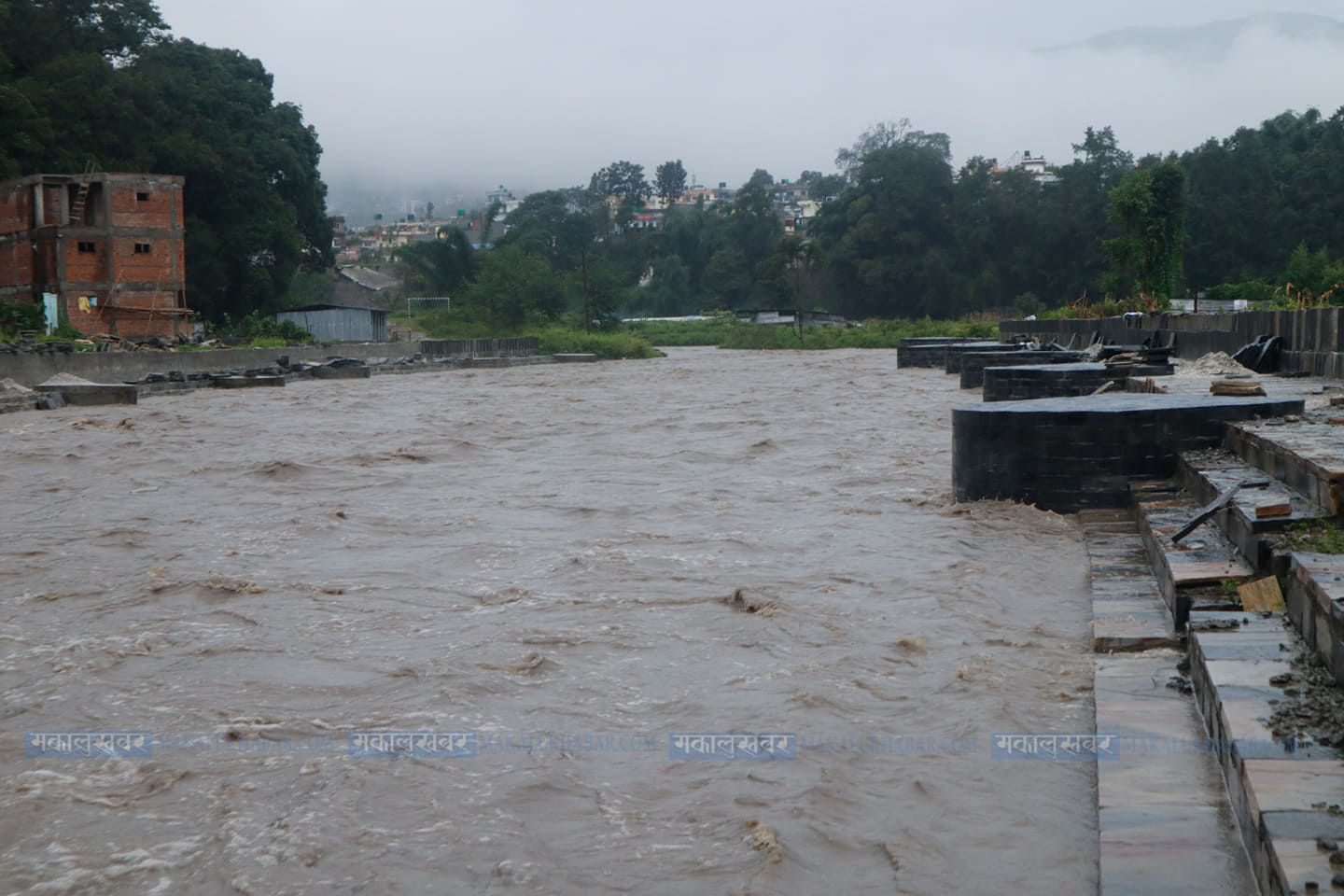 Floods in Bishnumati, call for caution