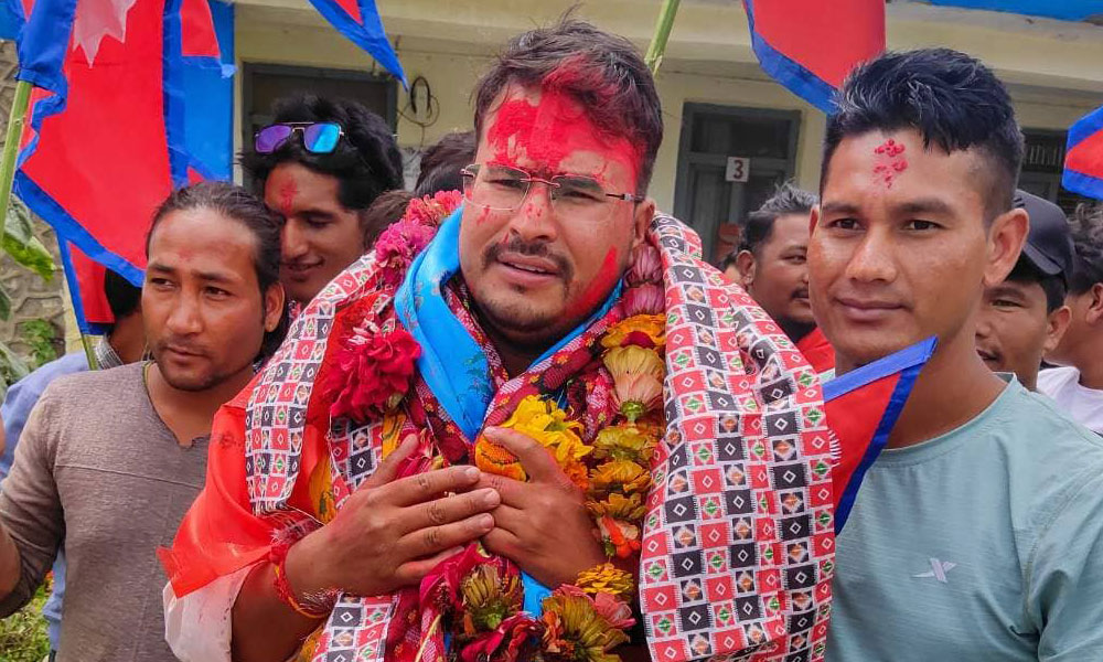 Gyanendra Shahi began election campaign after reaching Jumla