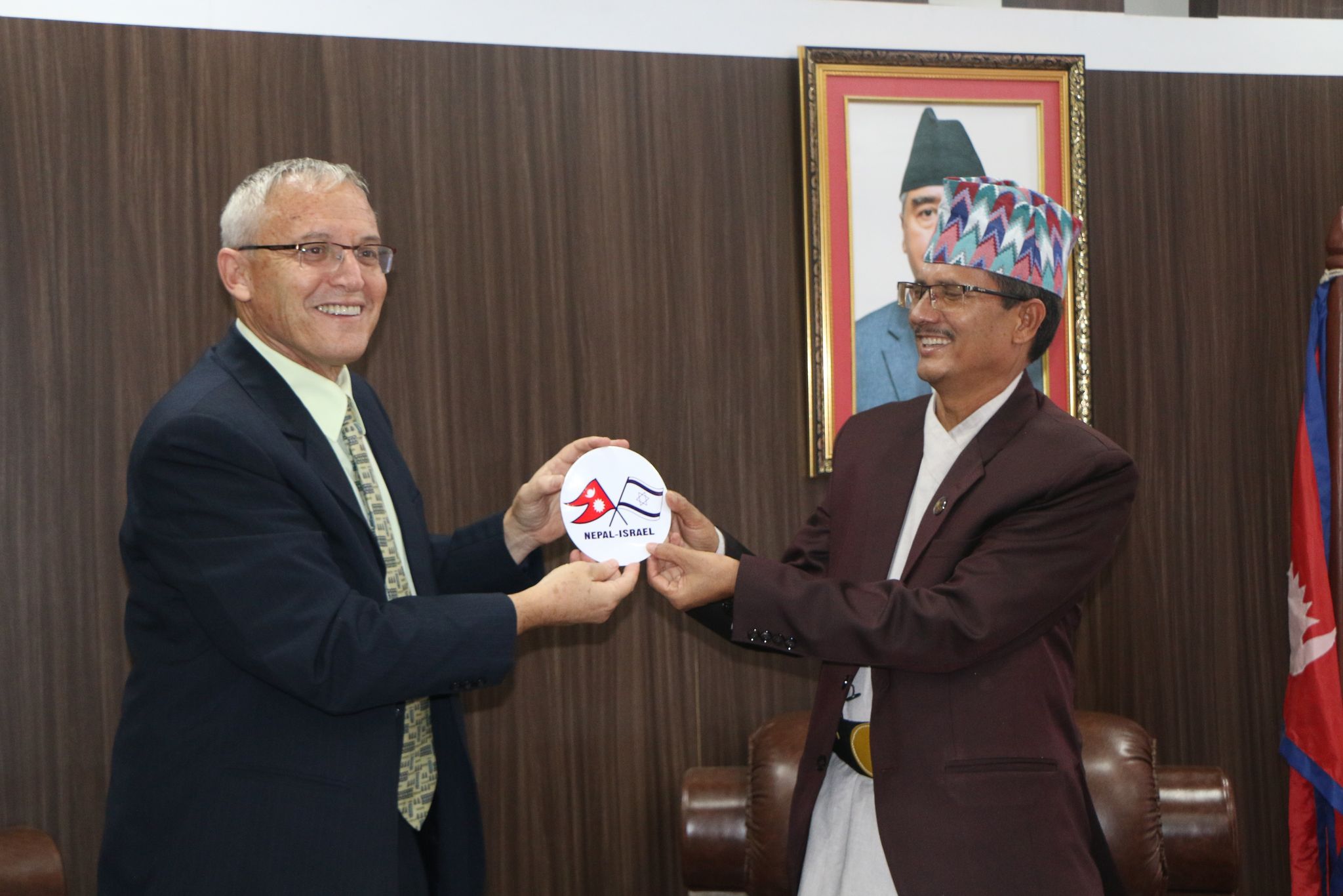 Minister Kunwar & Ambassador of Israel met, agreement to hire 1,000 Nepali workers