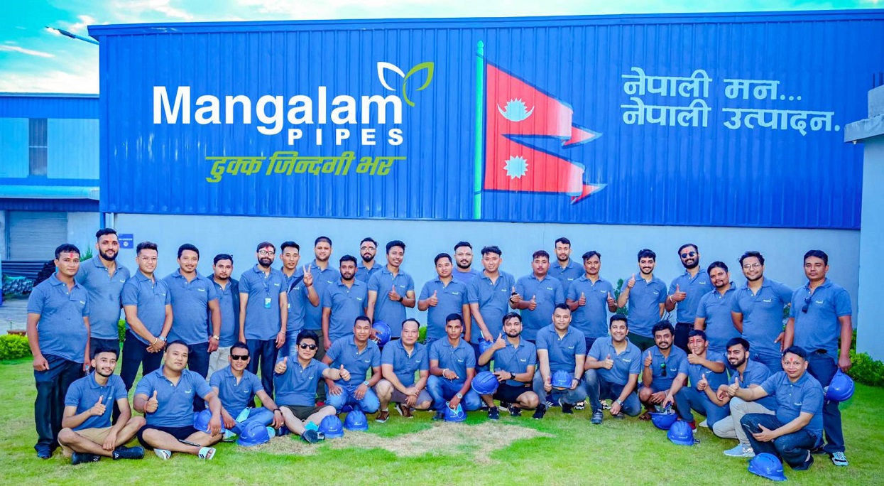 Mangalam Industries observation tour by dealer of Mangalam Pipes dealer