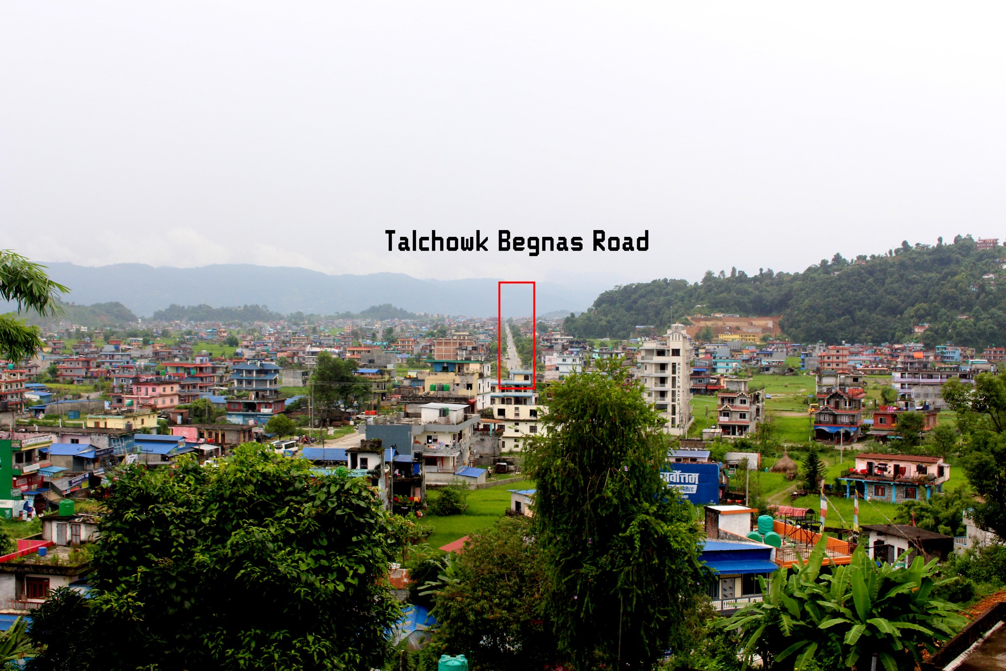 Talchowk-Begnas road becoming a model of Nepal, costing 23 million to build 1 km