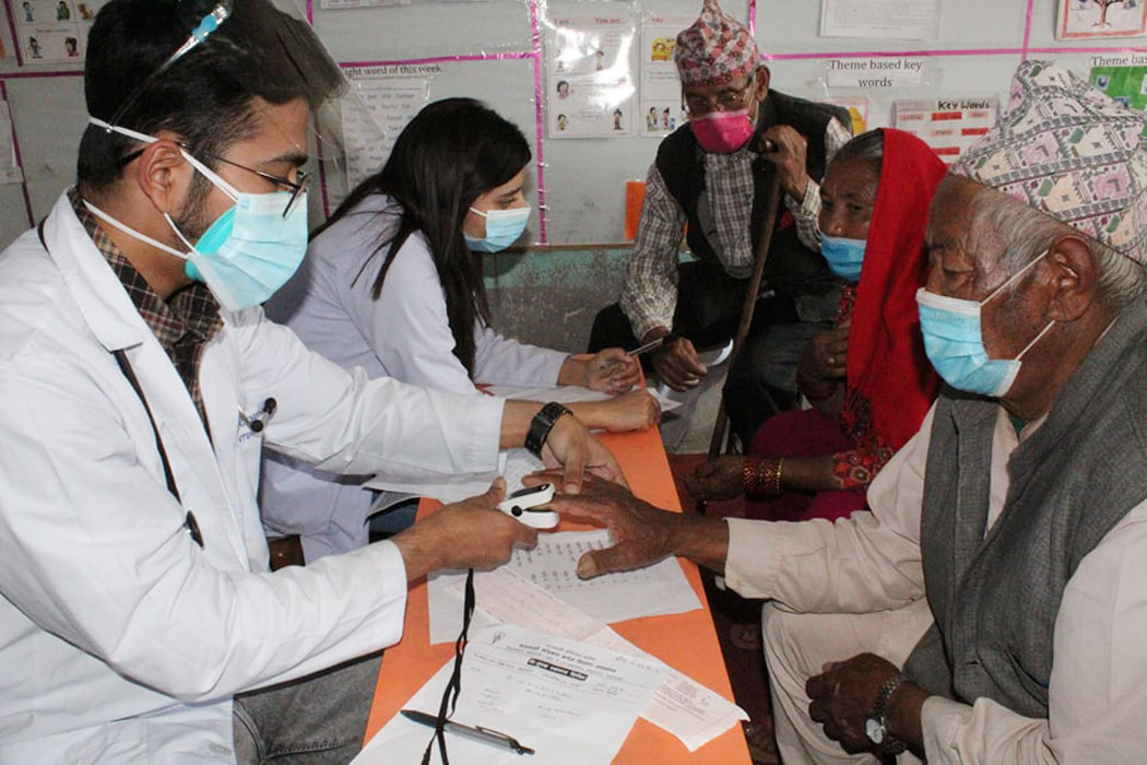 Free tuberculosis health camp organized at eight wards of KMC
