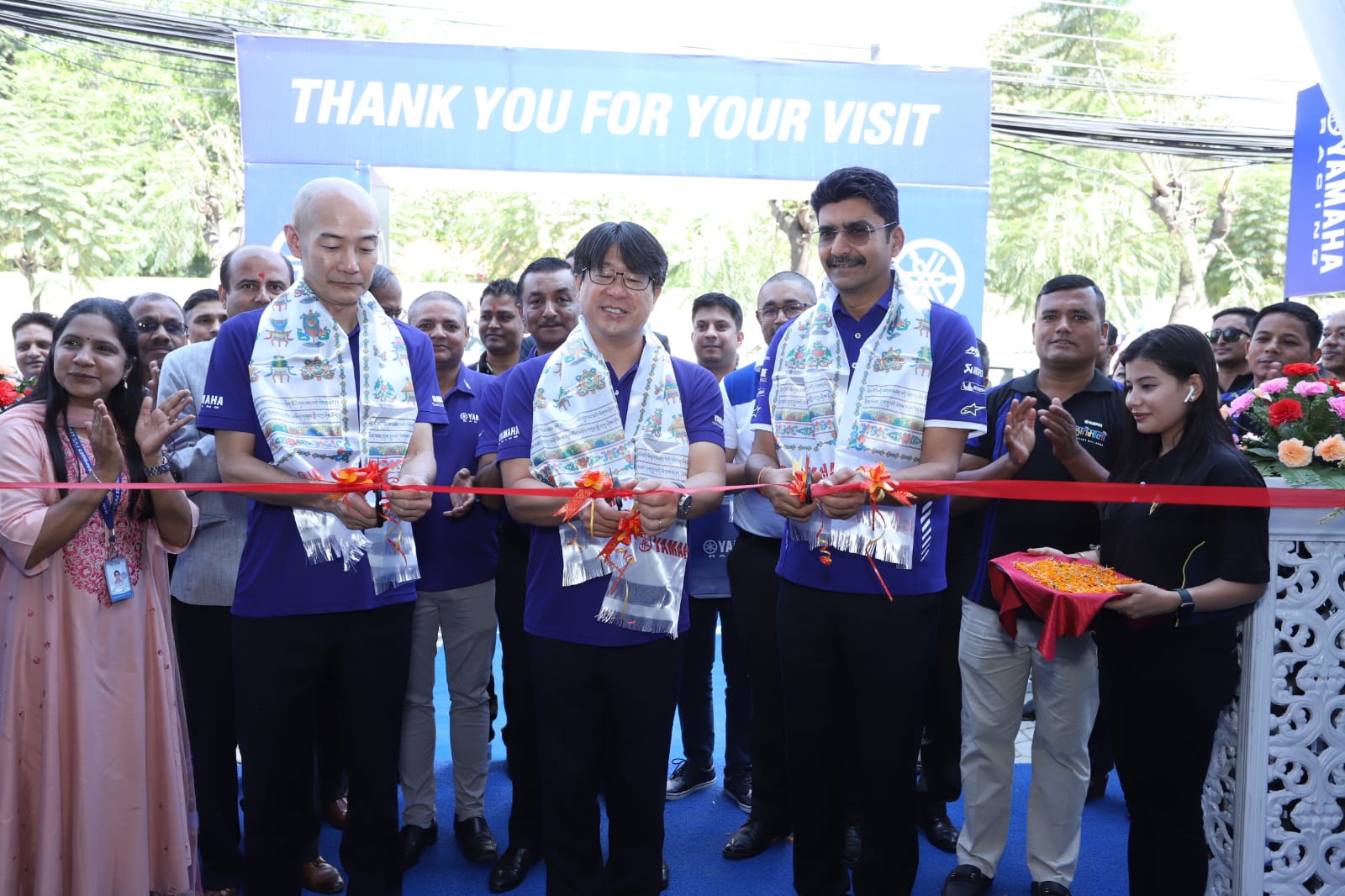 MAW Enterprises opens Yamaha Nepal’s 1 st first Blue Square showroom in Naxal